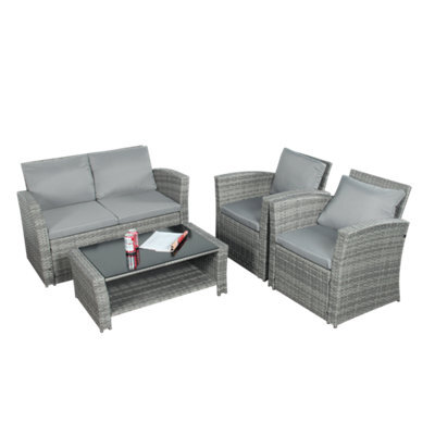 Outdoor Living (NW) Ltd The Wilmslow 4 Seater Lounge Set - image 1