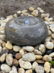 Outdoor Living UK Polished Marble Fountain H Black Without Cover With Sump Kit