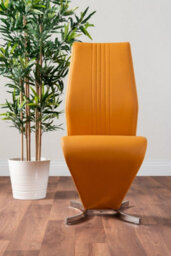 Furniturebox Uk Arezzo Large Extending Dining Table And 8 Mustard Willow Chairs - thumbnail 9