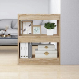 Berkfield Book Cabinet/room Divider Sonoma Oak 60X30X72 Cm