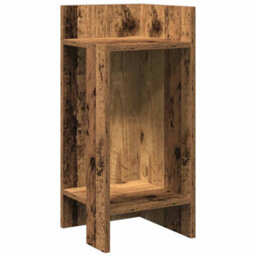 Berkfield Side Tables 2 Pcs With Shelf Old Wood 25.5X27X60 Cm - thumbnail 4