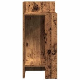 Berkfield Side Tables 2 Pcs With Shelf Old Wood 25.5X27X60 Cm - thumbnail 6