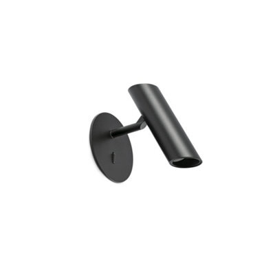 Luminosa Lighting Luminosa Leo Reading Wall Light Matt Black 2700K