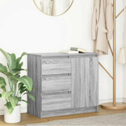 Berkfield Sideboard With Drawer Grey Sonoma 71X35X65 Cm Engineered Wood - thumbnail 1