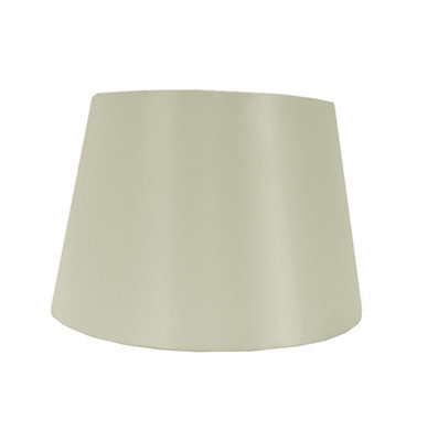 "K Living 14"" Satin Drum Ceiling Table Lamp Shade - Ivory" - image 1