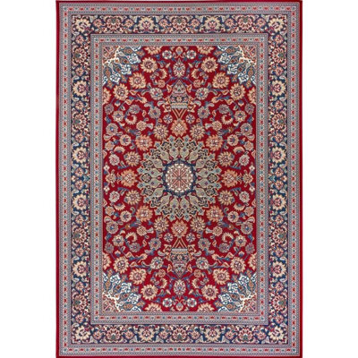 The Rugs Kadi Indoor Outdoor Rug And Runner Flatweave Weather Resistant Rug In Red - image 1