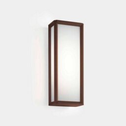 Luminosa Lighting Luminosa Skat Outdoor Led Box Wall Lantern Brown, White Ip65 21.8W 2700K
