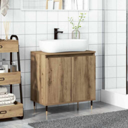 Walplus Bathroom Cabinet Artisan Oak 58X33X60 Cm Engineered Wood - thumbnail 3
