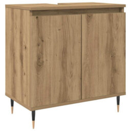Walplus Bathroom Cabinet Artisan Oak 58X33X60 Cm Engineered Wood - thumbnail 2