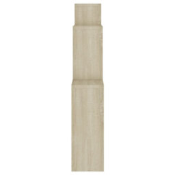 Berkfield Wall Cube Shelf Sonoma Oak 80X15X78.5 Cm Engineered Wood - thumbnail 4