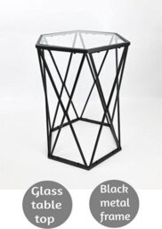Spot On Dealz Small Side Tables Living Room Occasional Hexagon Coffee Table  - thumbnail 5