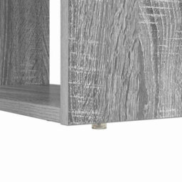Berkfield Modern Desk With Storage Grey Sonoma 113X54X120 Cm Engineered Wood - thumbnail 9