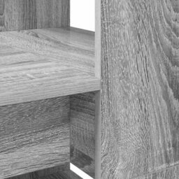 Berkfield Modern Desk With Storage Grey Sonoma 113X54X120 Cm Engineered Wood - thumbnail 8