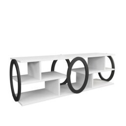 Decorotika Fale Tv Stand Tv Unit For Tvs Up To 60 Inch White And Black - thumbnail 4
