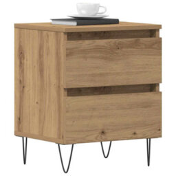 Berkfield Versatile Bedside Cabinet Artisan Oak 40X35X50 Cm Engineered Wood - thumbnail 3