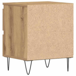 Berkfield Versatile Bedside Cabinet Artisan Oak 40X35X50 Cm Engineered Wood - thumbnail 8