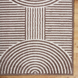 Livabliss Fossay Shaggy-Washable Beige Brown Modern Hig Pile Living Bedroom Rug 140 X 200 Cm Easy Care, Non Shedding - thumbnail 7