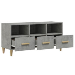 Vidaxl Tv Cabinet Concrete Grey 102X36X50 Cm Engineered Wood - thumbnail 7