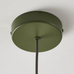 Harbour Studio Lorenzo Matt Metal & Pvc Green Ceiling Light - thumbnail 4