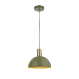 Harbour Studio Lorenzo Matt Metal & Pvc Green Ceiling Light - thumbnail 5