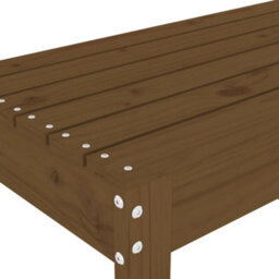 Berkfield Garden Bench Honey Brown 80X38X45 Cm Solid Wood Pine - thumbnail 6