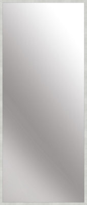 Nielsen Armfield Metal Rectangle Wall Mirror Large, Matt Silver, 70 X 170Cm - image 1