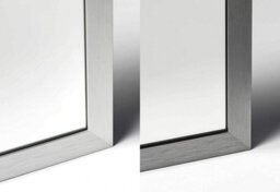 Nielsen Armfield Metal Rectangle Wall Mirror Large, Matt Silver, 70 X 170Cm - thumbnail 5