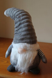 Garden Market Place Large Christmas Cute Groovikert Gonk Figure In Grey - 51Cms Tall Gonk - thumbnail 2