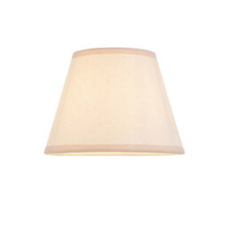 Luminosa Lighting Luminosa Bibury Natural Ash Wall Light With Vintage White Fabric Ivy Shade 20Cm B22 - thumbnail 6