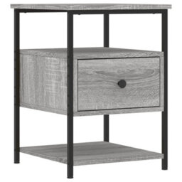Berkfield Bedside Cabinets 2 Pcs Grey Sonoma 40X42X56 Cm Engineered Wood - thumbnail 3