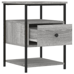 Berkfield Bedside Cabinets 2 Pcs Grey Sonoma 40X42X56 Cm Engineered Wood - thumbnail 6