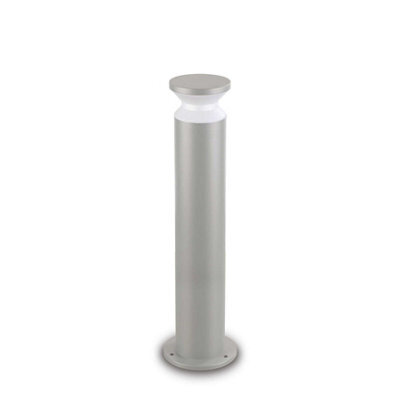 Ideal Lux Torre Outdoor Bollard Grey Ip65