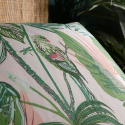 Furn. Amazonia Tropical Reversible Duvet Cover Set, Super King, Green - thumbnail 4