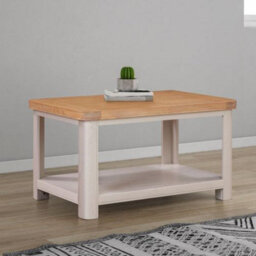 Buttercup Farm Bologna Painted Standard Coffee Table - L60 X W90 X H50 Cm - Oak