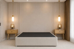 "Nexus Amalfi Plush Divan, Cream, 54"" Headboard, No Drawers, Open Coil Mattress, King" - thumbnail 5
