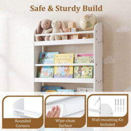 Space-Saving Behind The Door Book Storage Cabinet - thumbnail 5