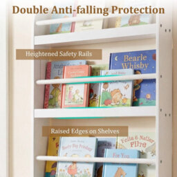Space-Saving Behind The Door Book Storage Cabinet - thumbnail 6