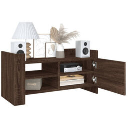 Berkfield Tv Cabinet Brown Oak 80X35X40 Cm Engineered Wood - thumbnail 3