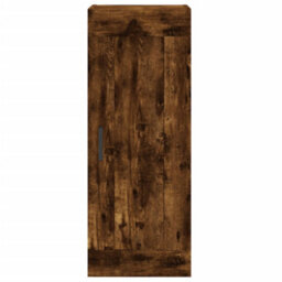 Berkfield Elegant Wall Mounted Cabinet Smoked Oak 34.5X34X90 Cm Engineered Wood - thumbnail 6