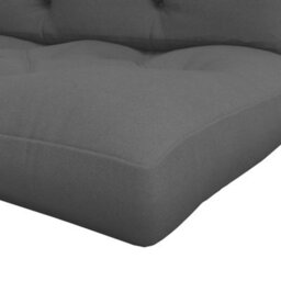 Outsunny 2 Seater Outdoor Seat Cushions And Back For Pallet, Charcoal Grey - thumbnail 8