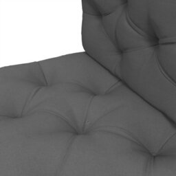 Outsunny 2 Seater Outdoor Seat Cushions And Back For Pallet, Charcoal Grey - thumbnail 7