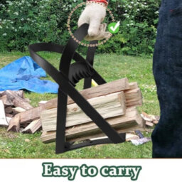 Firewood Log Splitter Manual Wood Chopping Tool Portable For Fireplace And Camping. - thumbnail 5