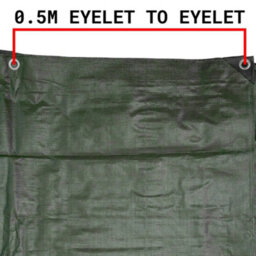 Cost Wise Tough Heavy 220 Gsm Duty Waterproof Green With Brown Reverse Tarpaulin /tarp Cover Sheet/ Extra Eyelets At 50Cm 4Mx 6M - thumbnail 6