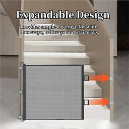 Folding Retractable Pet & Baby Safety Gate - thumbnail 6