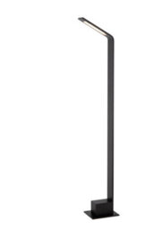 Lucide Lawford Bollard Light - Led 3000K Ip54 - Black - thumbnail 1