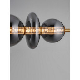 Luminosa Lighting Luminosa Navi Bar Pendant Ceiling Light Brass Gold, Smokey Grey Triac Dimmable Led 29W 3472Lm 3000K - thumbnail 5