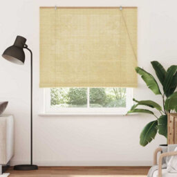 Walplus Window Blinds & Shades With Curtains Manual Natural Bamboo - thumbnail 3