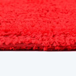 Homescapes Luxury Reversible Round Bath Mat - Red - thumbnail 4