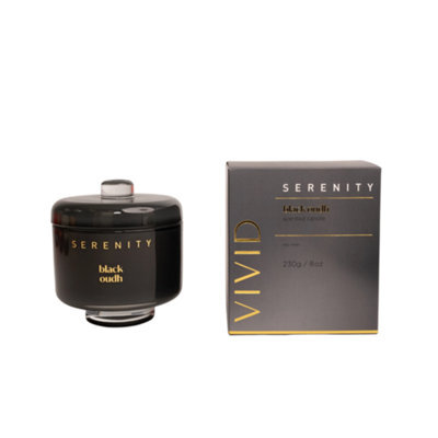 Fragranced Vivid Black Oudh 230G Candle - image 1