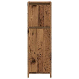 Walplus Bathroom Cabinet Old Wood 30X30X95 Cm Engineered Wood - thumbnail 4